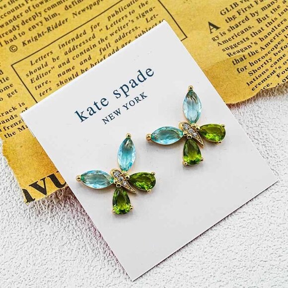 Kate Spade Butterfly Stud Earrings - Picture 2 of 5